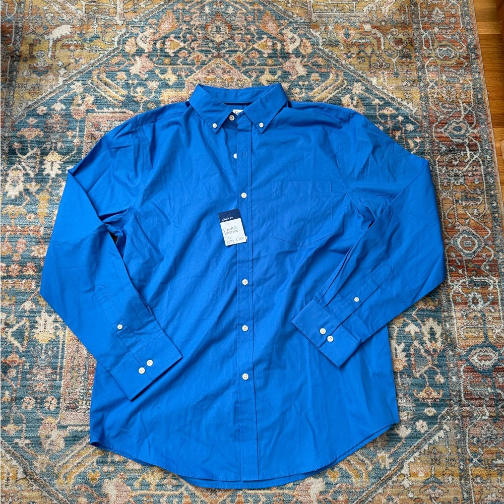 NWT Blue Craft & Barrow Button-up Shirt